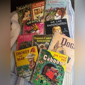 Vintage Little Golden Book Lot Of‎ 10